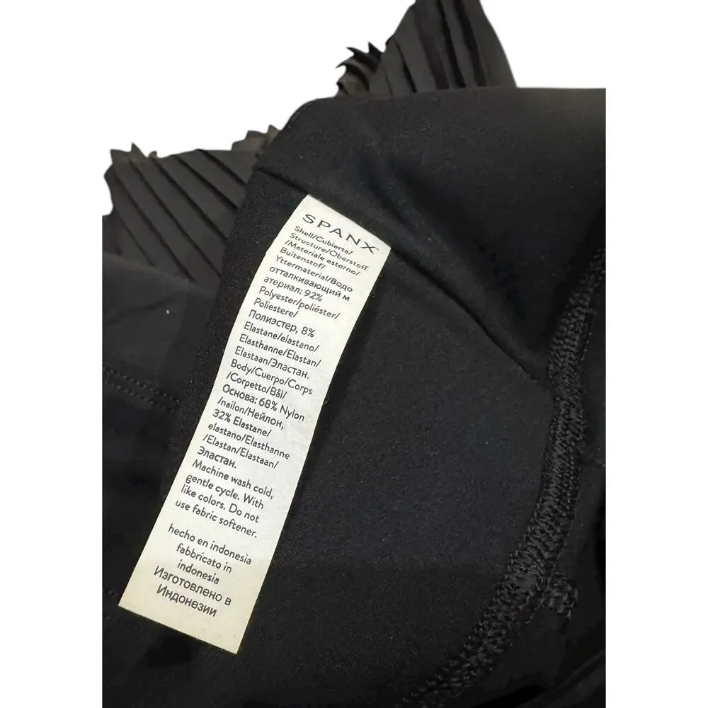 Spanx Yes Pleats Skort Womens Black Athletic Skirt Size 1x Pleated Shorts Liner - Picture 5 of 13